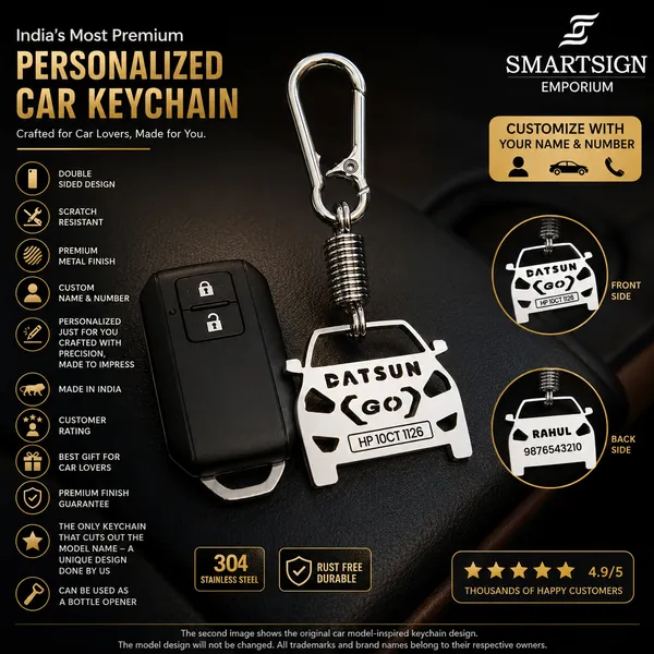 Datsun_Redi_Go_Model_Car_Key_Chain