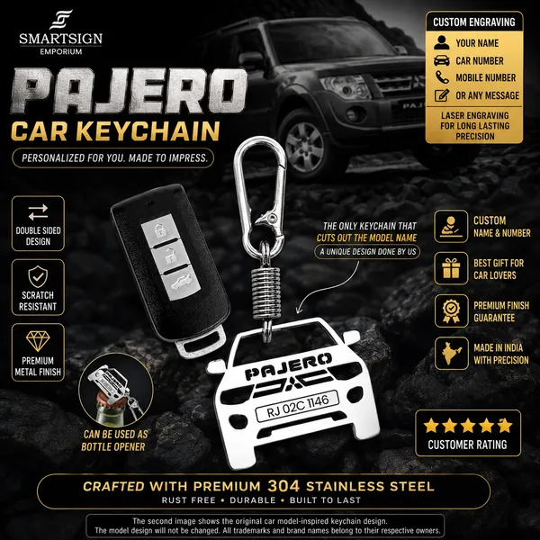 Mitsubishi_Pajero_Model_Car_Key_Chain