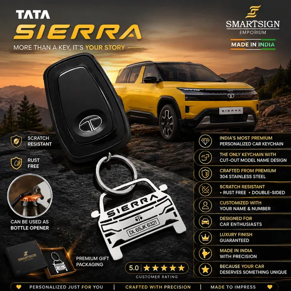 Tata_Sierra_Model_Car_Key_Chain