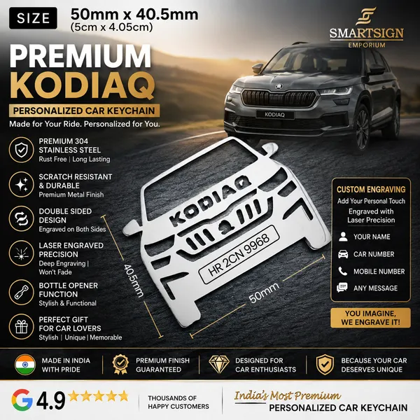 Skoda_Kodiaq_Model_Car_Key_Chain