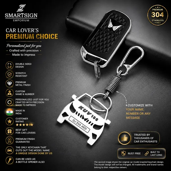 Mahindra_Kuv100_Model_Car_Key_Chain