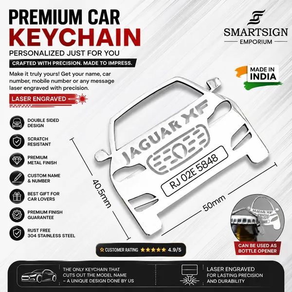 Jaguar_Xf_Model_Car_Key_Chain