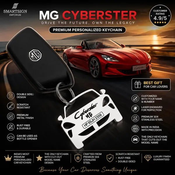 Mg_Cybster_Model_Car_Key_Chain