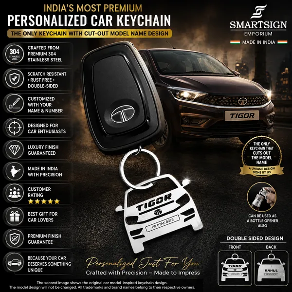 Tata_Tigor_Model_Car_Key_Chain