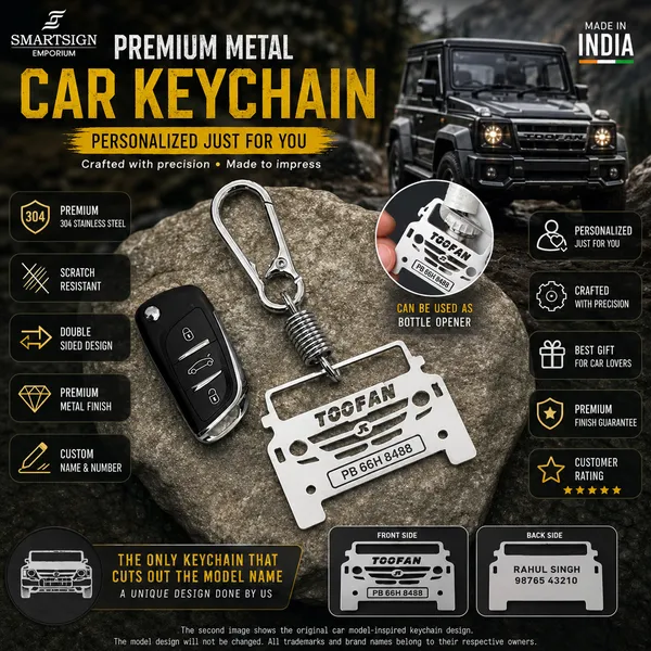 Force_Toofan_Model_Car_Key_Chain