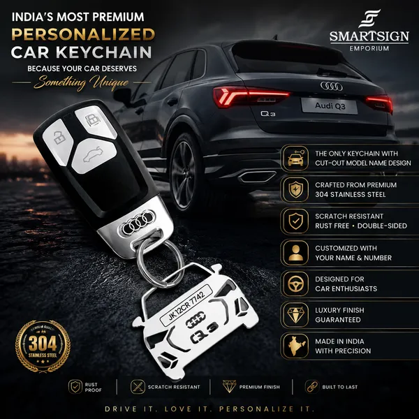Audi_Q3_Model_Car_Key_Chain