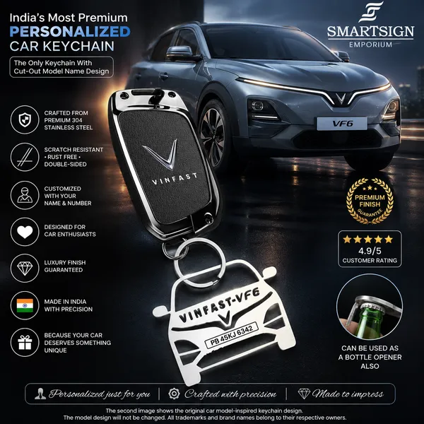 Vinfast_Vf6_Model_Car_Key_Chain