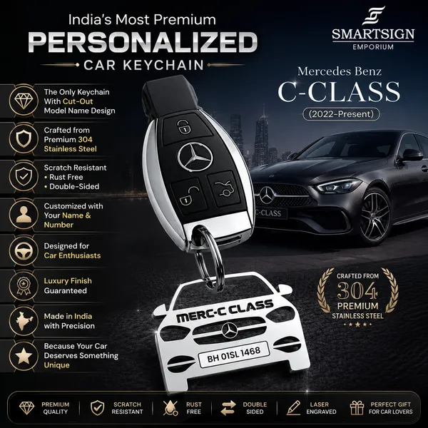 Mercedes_Benz_C_Class_Car_Key_Chain