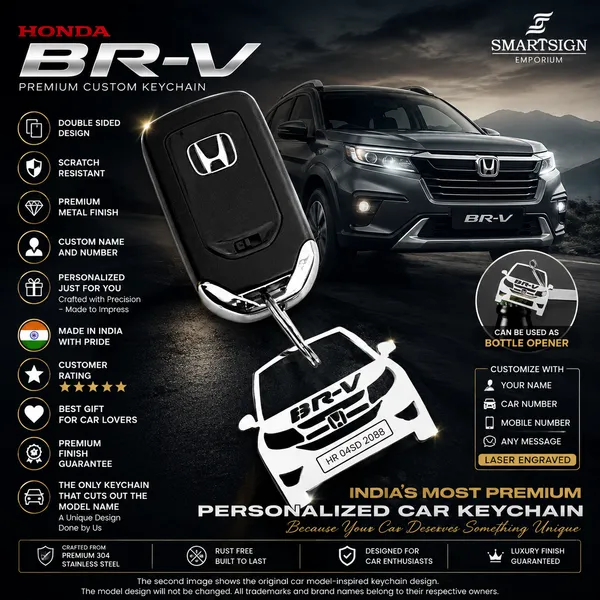 Honda_Br-V_Model_Car_Keychain