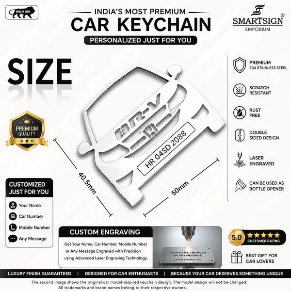 Honda_Br-V_Model_Car_Keychain