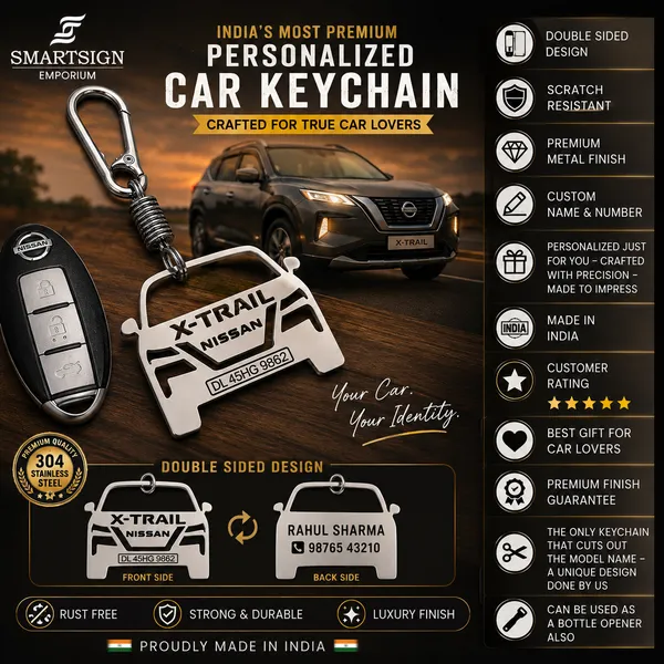 Nissan_X-Trail_Model_Car_Key_Chain