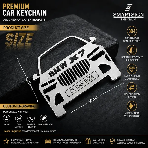 Bmw_X7_2023-Present_Model_Car_Key_Chain