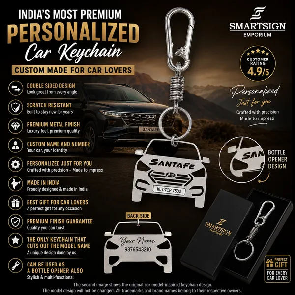 Hyundai_Santa_Fe_Model_Car_Key_Chain