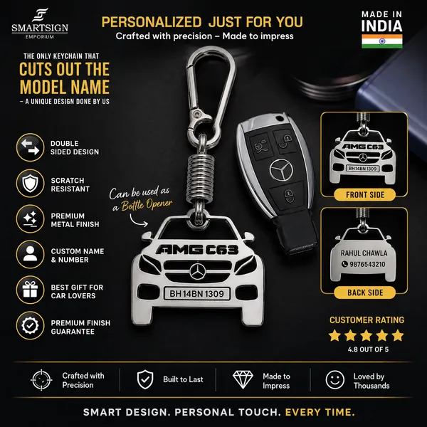 Mercedes_Benz_Amg_C63_Car_Key_Chain