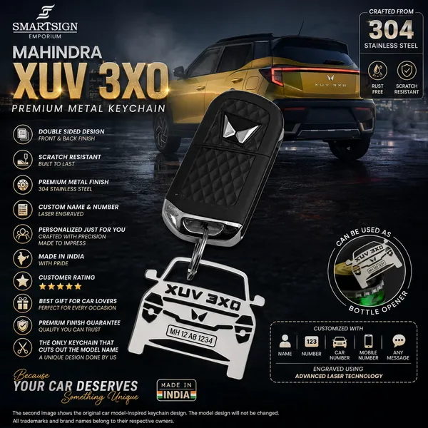 Mahindra_Xuv_3Xo_Model_Car_Keychain