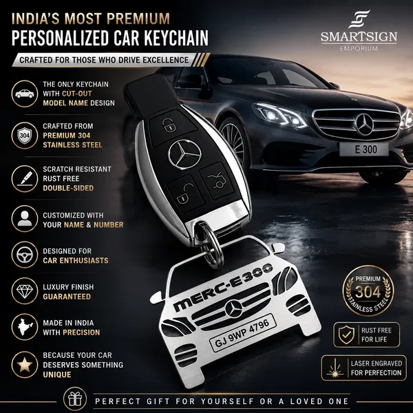 Mercedes_Benz_E300_Model_Car_Key_Chain