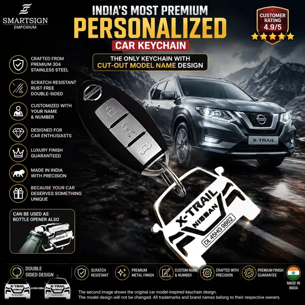 Nissan_X-Trail_Model_Car_Key_Chain