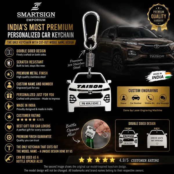Toyota_Taisor_Model_Car_Key_Chain