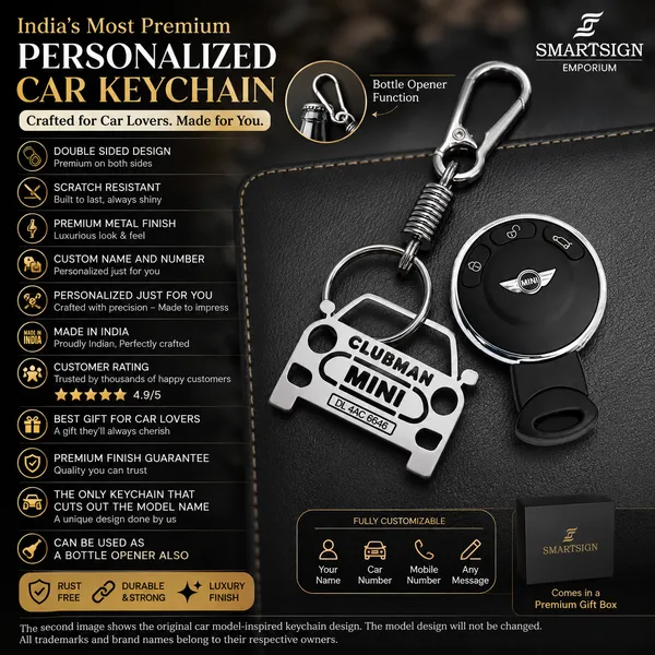 Mini_Clubman_Model_Car_Key_Chain