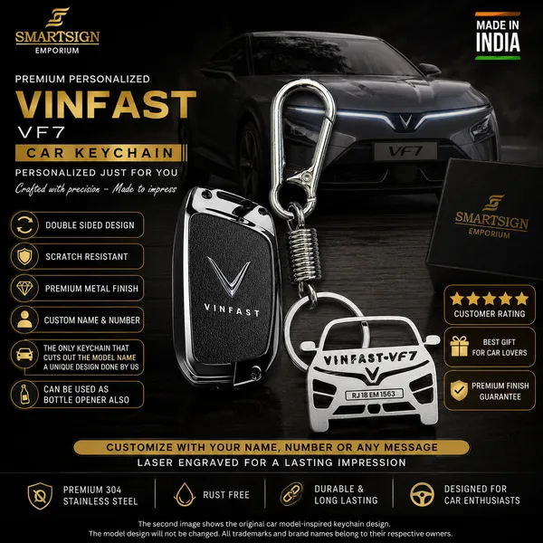 Vinfast_Vf7_Model_Car_Key_Chain