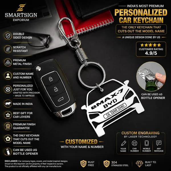 Byd_Emax_7_Model_Car_Key_Chain