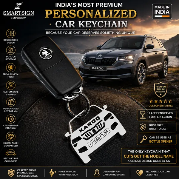 Skoda_Karoq_Model_Car_Key_Chain