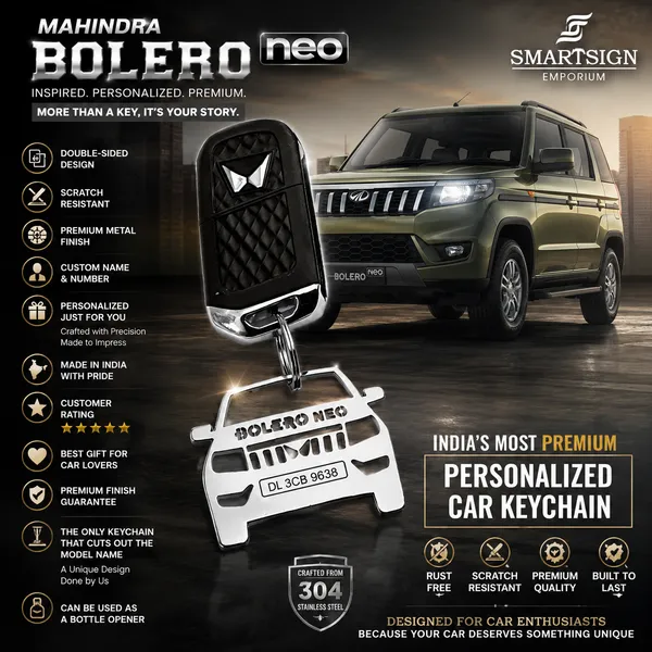 Mahindra_Bolero_Neo_Model_Car_Key_Chain