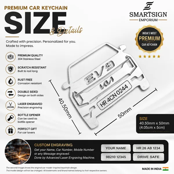 Kia_Ev9_Model_Car_Key_Chain