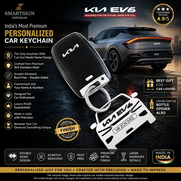 Kia_Ev6_Model_Car_Key_Chain
