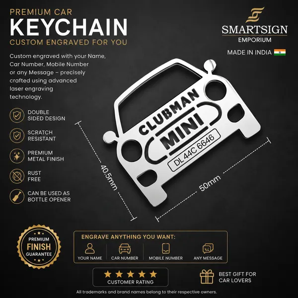 Mini_Clubman_Model_Car_Key_Chain