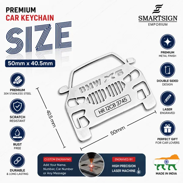 Bmw_X6_Model_Car_Key_Chain