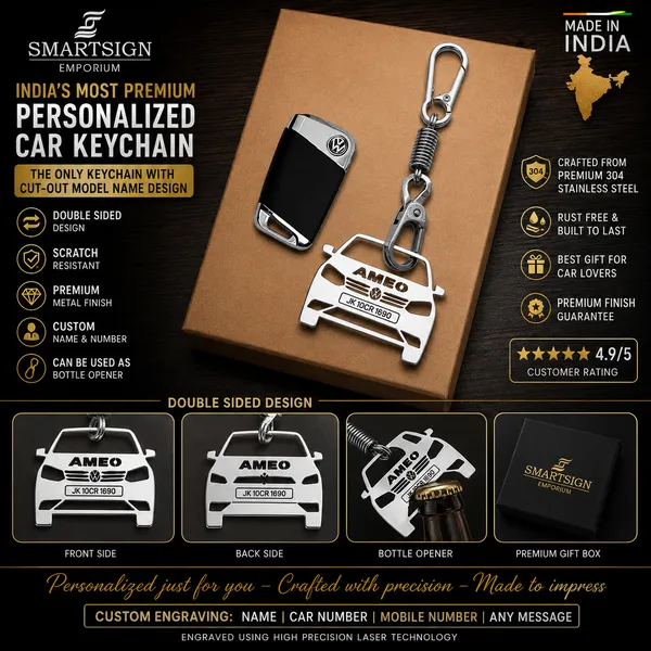 Volkswagen_Ameo_Model_Car_Keychain