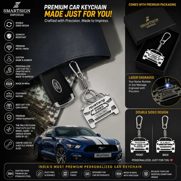 Ford_Mustang_Model_Car_Key_Chain