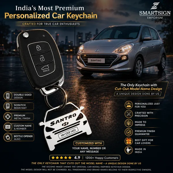 Hyundai_Santro_Car_Key_Chain
