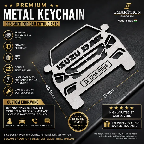 Isuzu_D-Max_Model_Car_Key_Chain