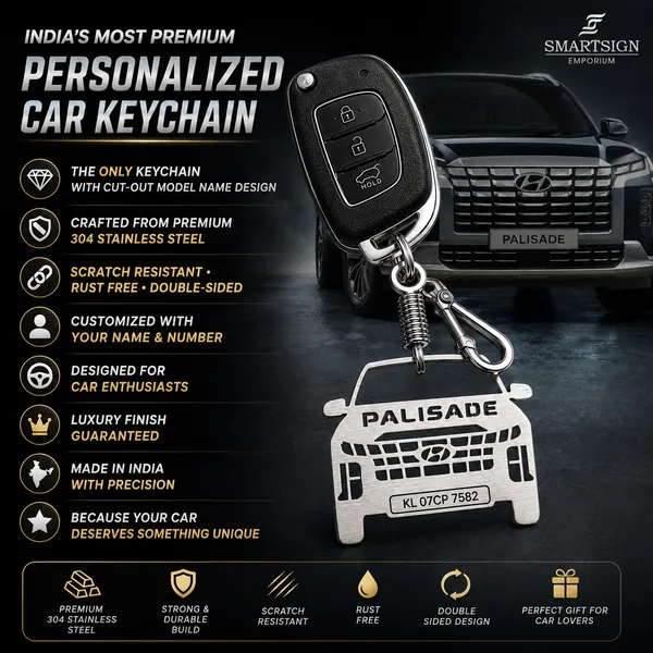 Hyundai_Palisade_Model_Car_Key_Chain