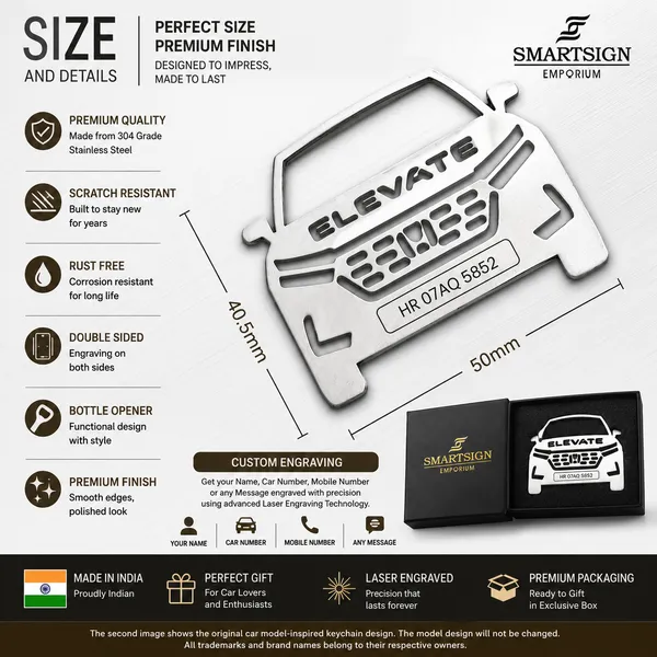 Honda_Elevate_Car_Key_Chain