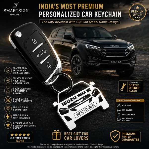 Isuzu_Mu-X_Model_Car_Key_Chain