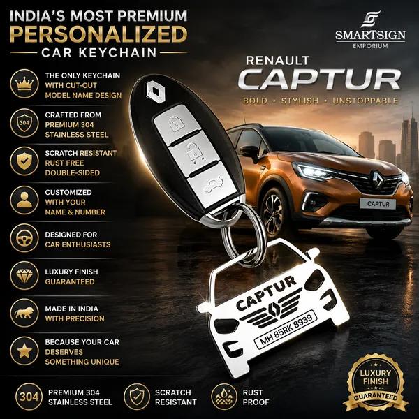 Renault_Captur_Car_Key_Chain