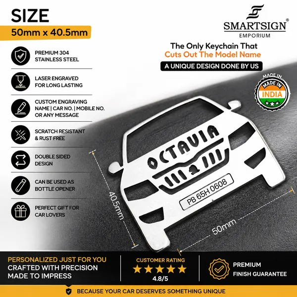 Skoda_Octavia_Model_Car_Key_Chain