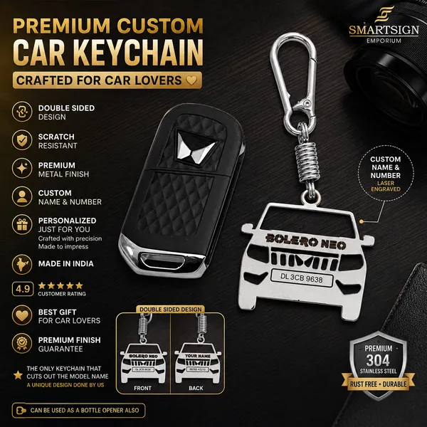 Mahindra_Bolero_Neo_Model_Car_Key_Chain