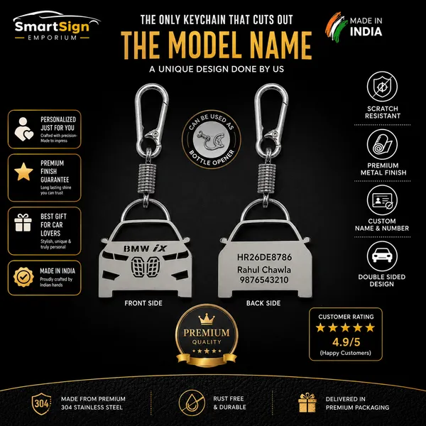 Bmw_Ix_Model_Car_Key_Chain