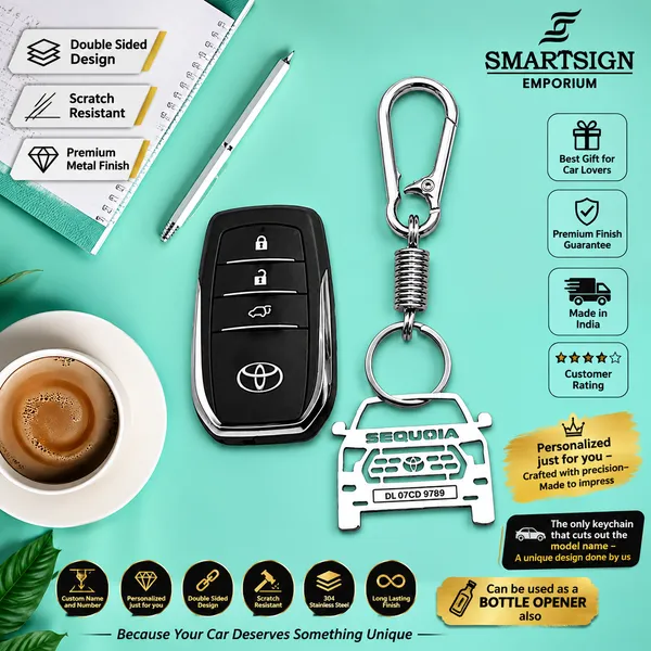 Toyota_Sequoia_Model_Car_Key_Chain