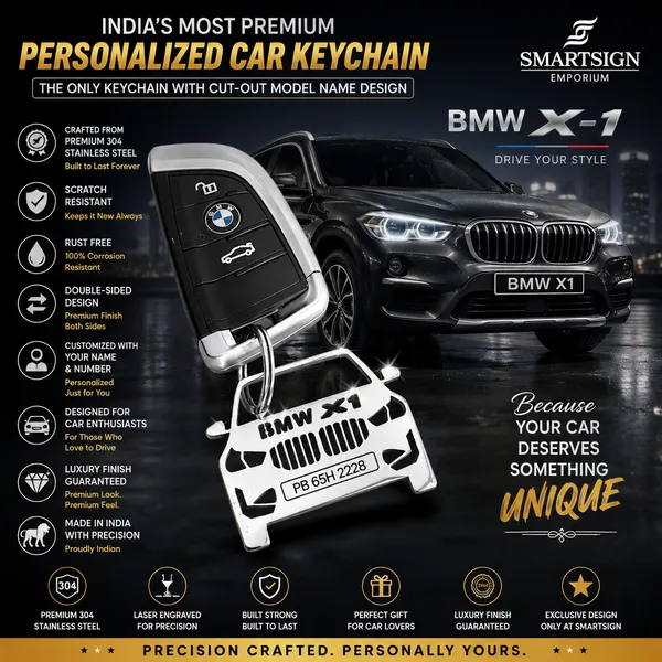 Bmw_X1_Model_Car_Key_Chain