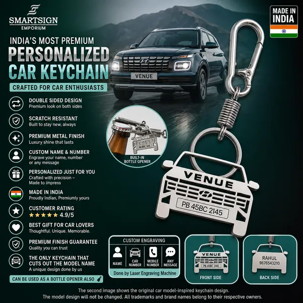Hyundai_Venue(2026-Present)_Model_Car_Keychain