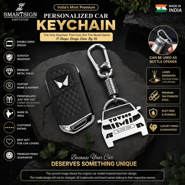Mahindra_Tuv300_Model_Car_Key_Chain