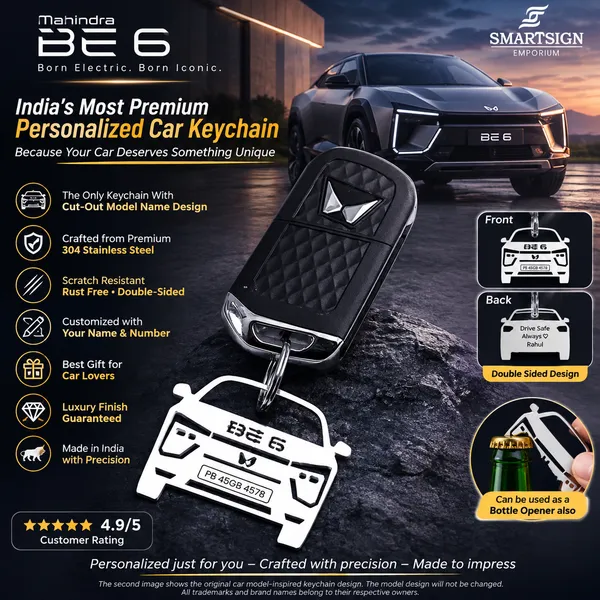 Mahindra_Be_6_Model_Car_Keychain