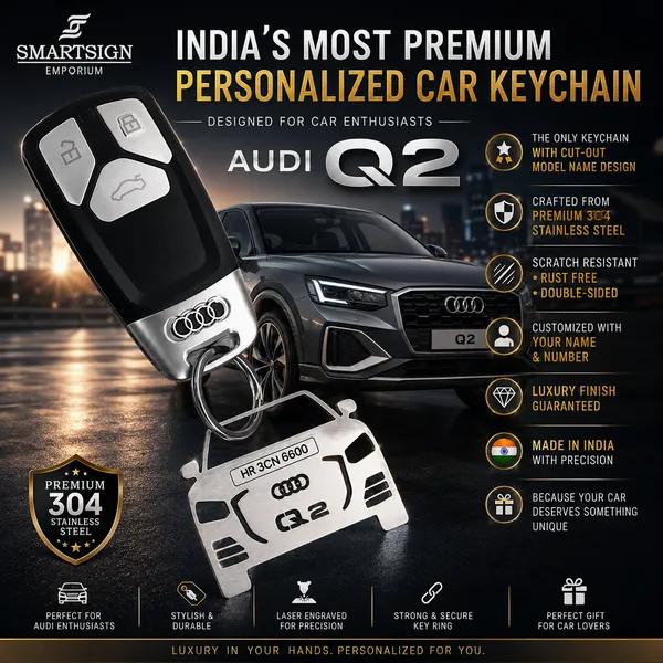 Audi_Q2_Model_Car_Key_Chain