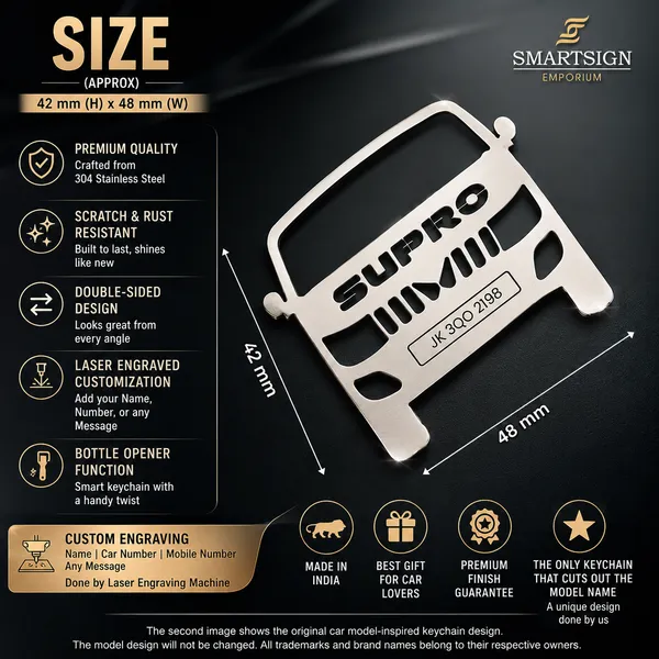 Mahindra_Supro_Model_Car_Key_Chain