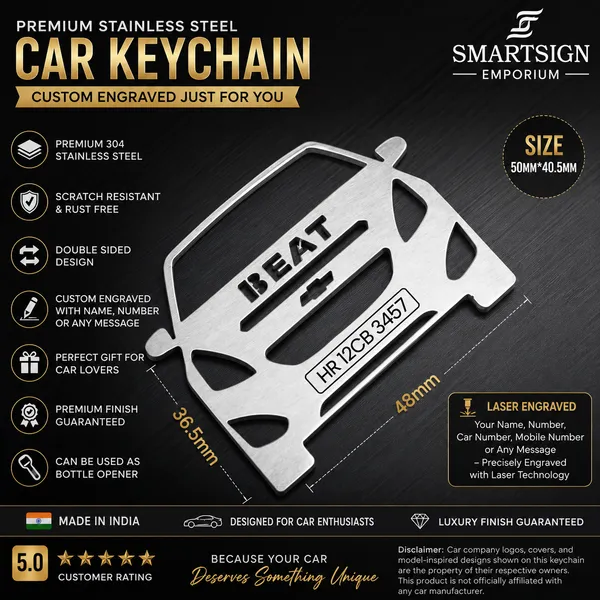Chevrolet_Beat_Model_Car_Key_Chain